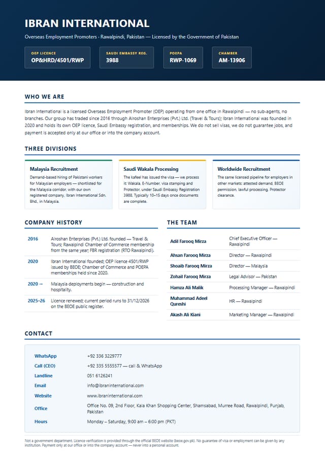 Company Profile — Preview